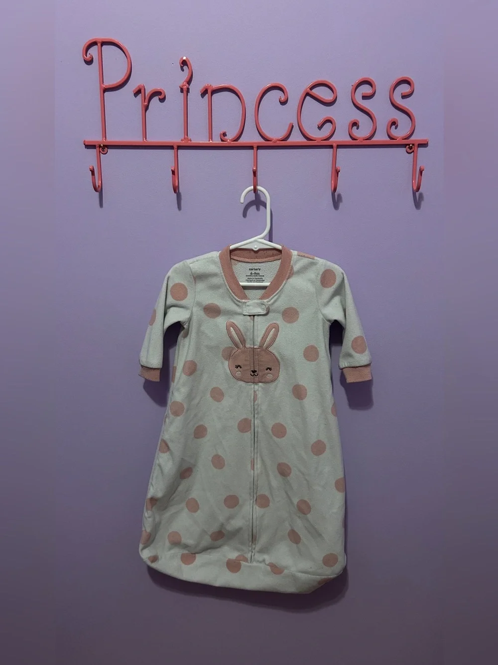 Carters fleece sleep sack 6-9 months